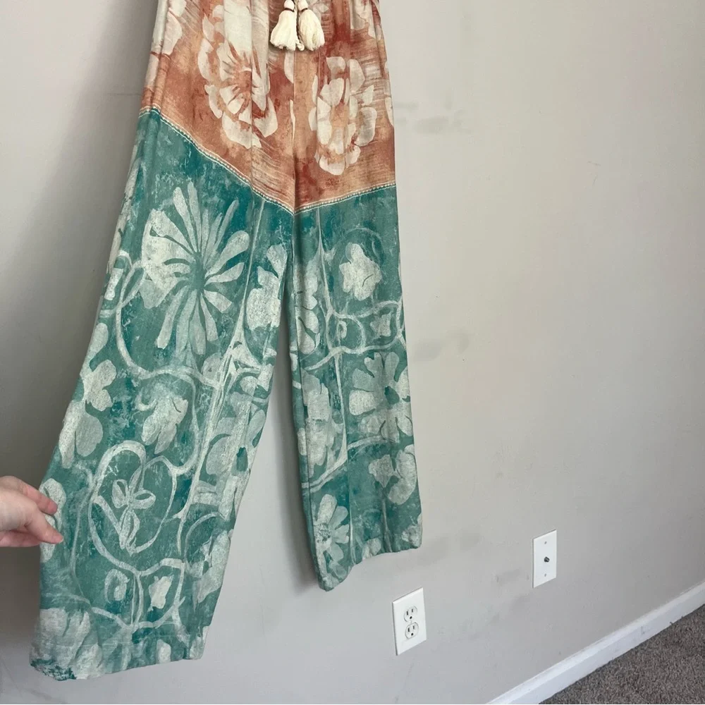 BY ANTHROPOLOGIE LINEN WIDE LEG PANTS SIZE SMALL - Picture 7 of 11